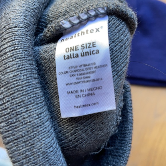 Beanie cap set Small and larger to “grow into” - Picture 2 of 3